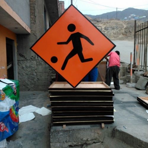 Señales para Obras en Vinil reflectivo Grado Ingenieria