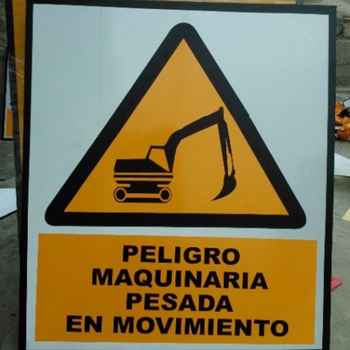 Señales para Obras en Vinil reflectivo Grado Ingenieria