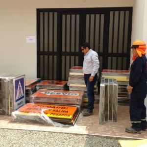 Entrega señales de seguridad